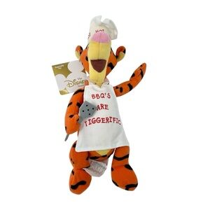 NWT Vintage Disney Store June Tigger Collectible Plush 9” Beanbag BBQs
